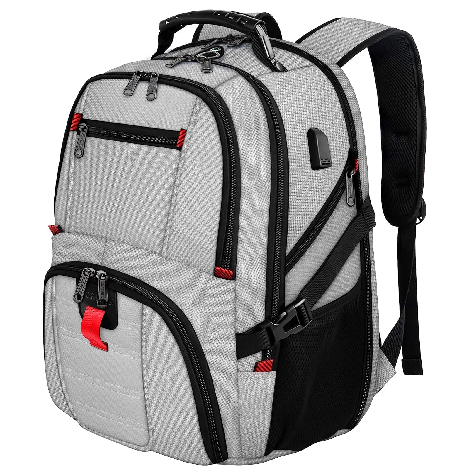 Mochila De Viaje Yorepek Extra Grande De 50 Litros Con Portátil Usb De 17 Pulgadas - Venta Internacional.