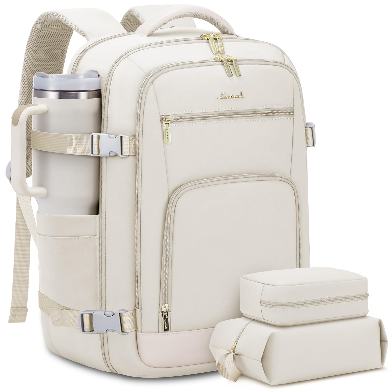 Foto 1 | Mochila De Viaje Lovevook De 40 Litros Para Mujer Con Compartimento Para Portátil De 17 Pulgadas - Venta Internacional.