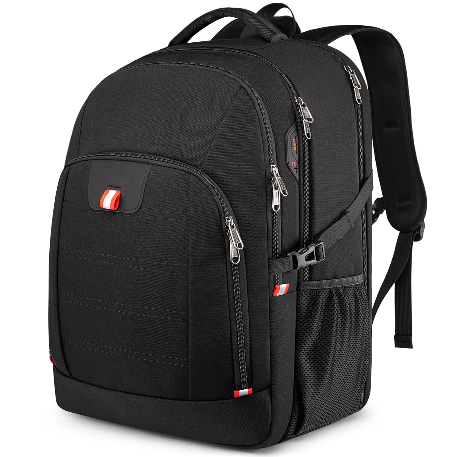 Foto 2 pulgar | Mochila Della Gao Para Portátil Extra Grande De 50 Litros Con Usb, Color Negro - Venta Internacional.