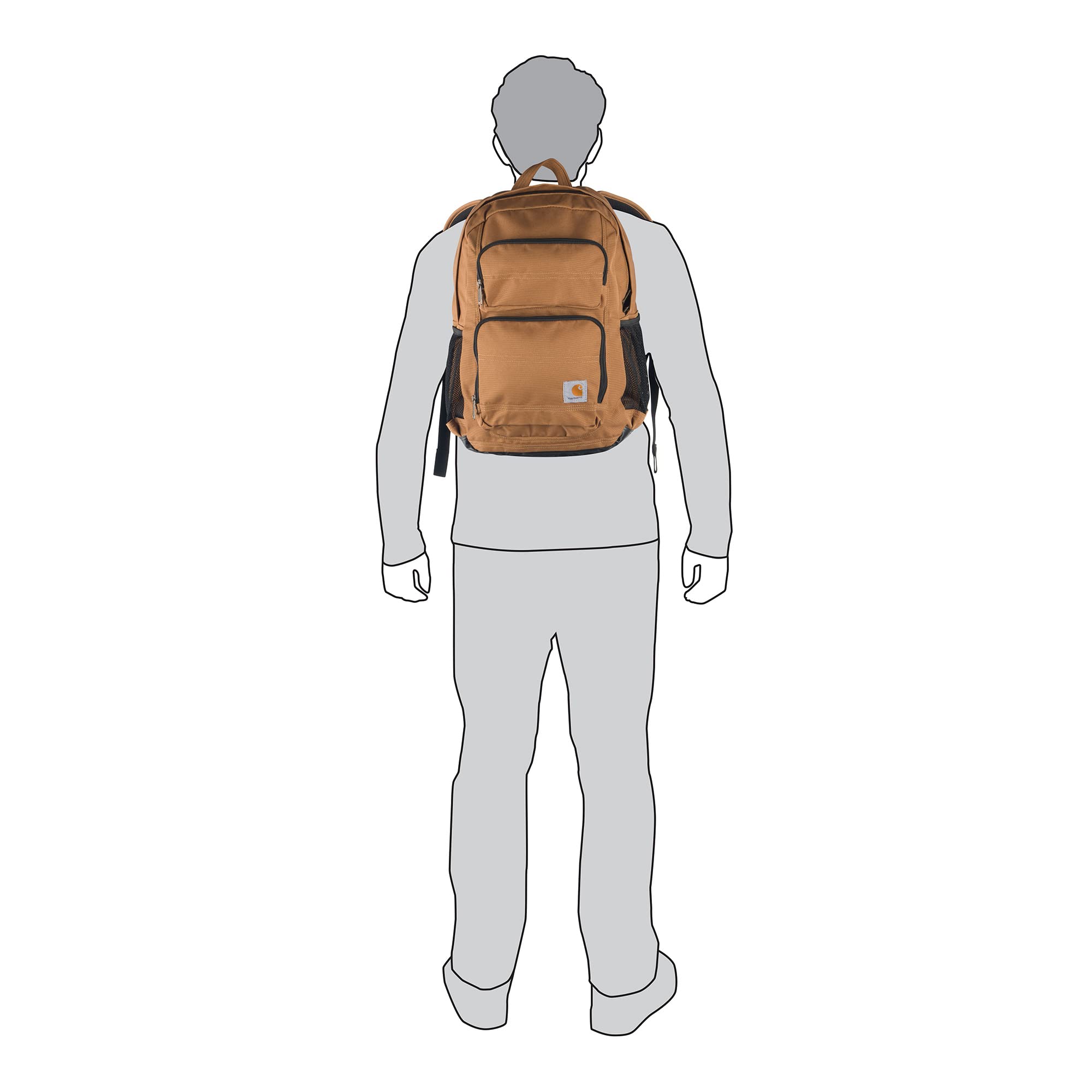 Foto 6 pulgar | Mochila Carhartt Legacy Standard Work Gris Para Portátil De 15 Pulgadas - Venta Internacional.