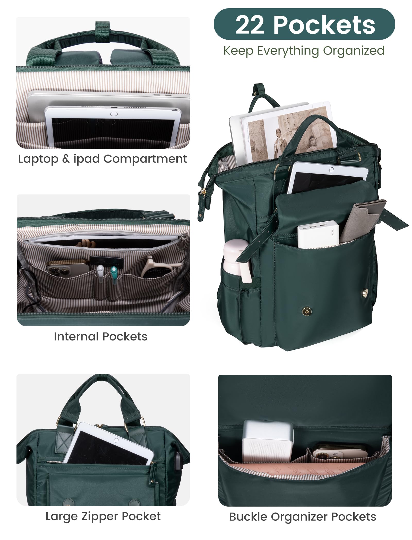 Foto 4 pulgar | Mochila Para Portátil Lovevook Para Mujer, Trabajo Y Viajes De 15.6 Pulgadas - Venta Internacional.