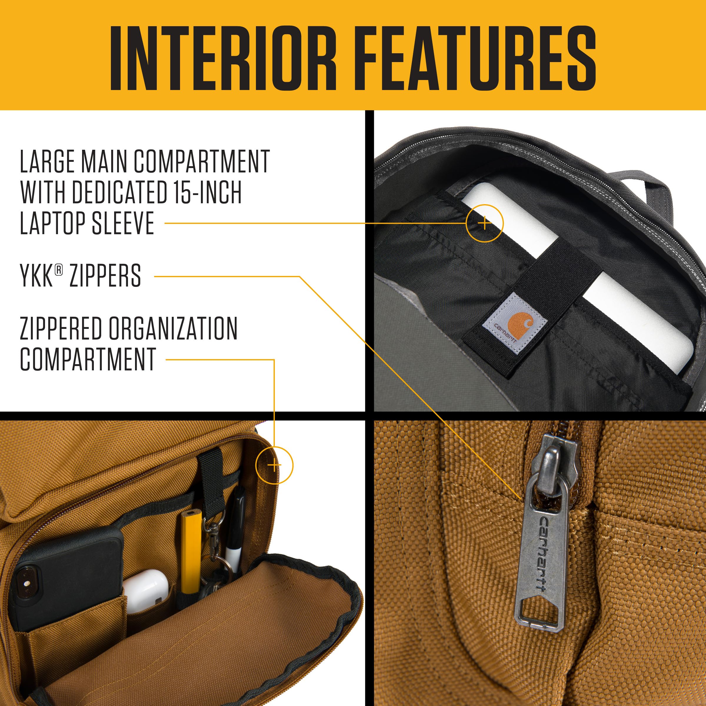 Foto 4 pulgar | Mochila Carhartt Classic 27l Con Funda Para Portátil Azul Marino - Venta Internacional.
