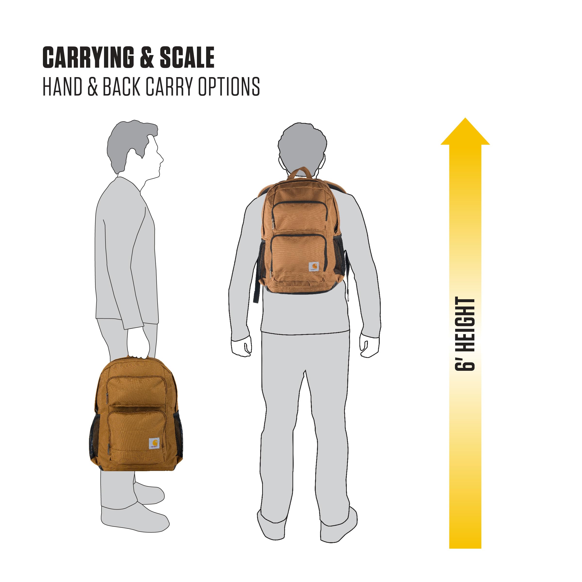 Foto 7 | Mochila Carhartt Classic 27l Con Funda Para Portátil Azul Marino - Venta Internacional.