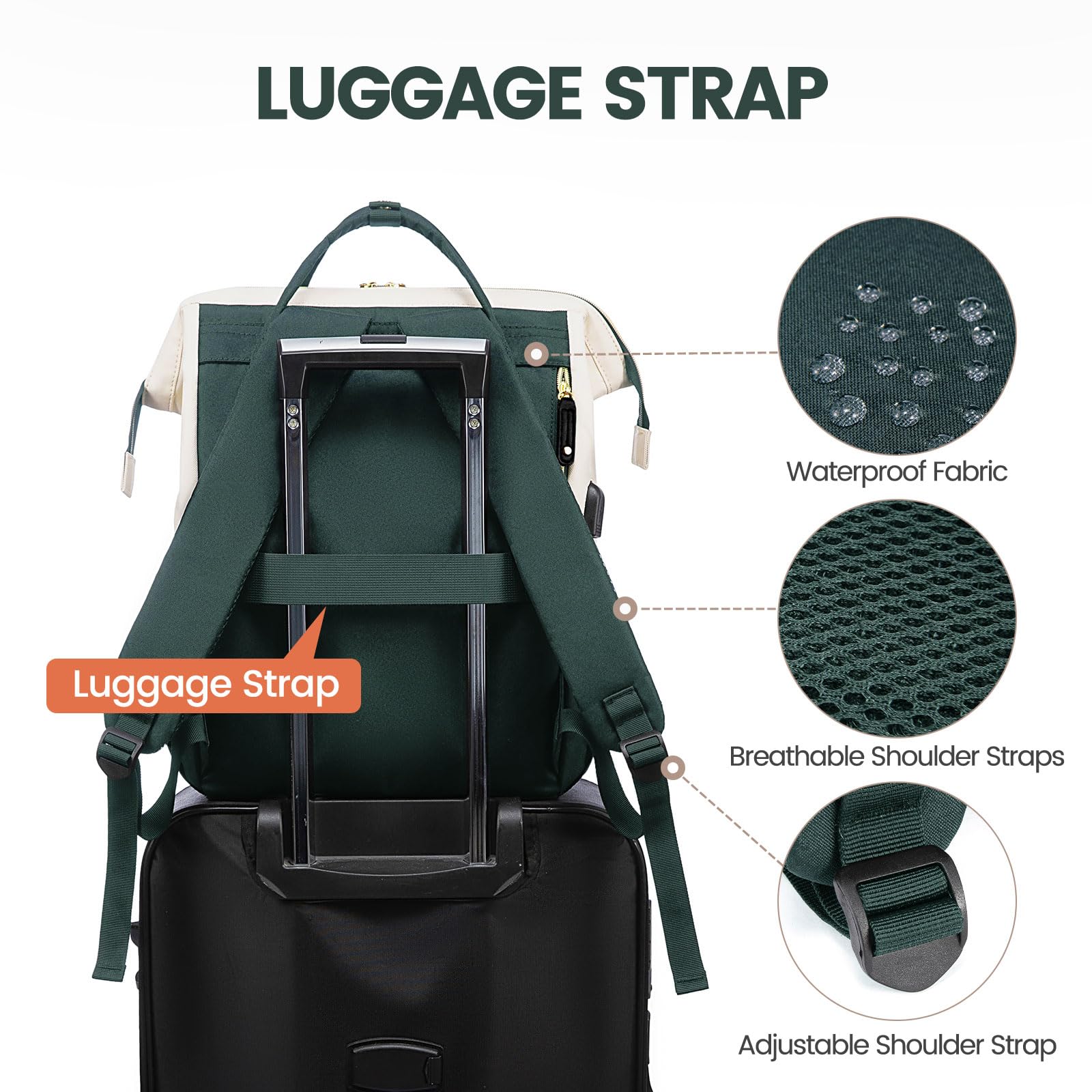 Foto 5 pulgar | Mochila Para Portátil Lovevook Para Mujer De 17 Pulgadas A Prueba De Agua - Venta Internacional.