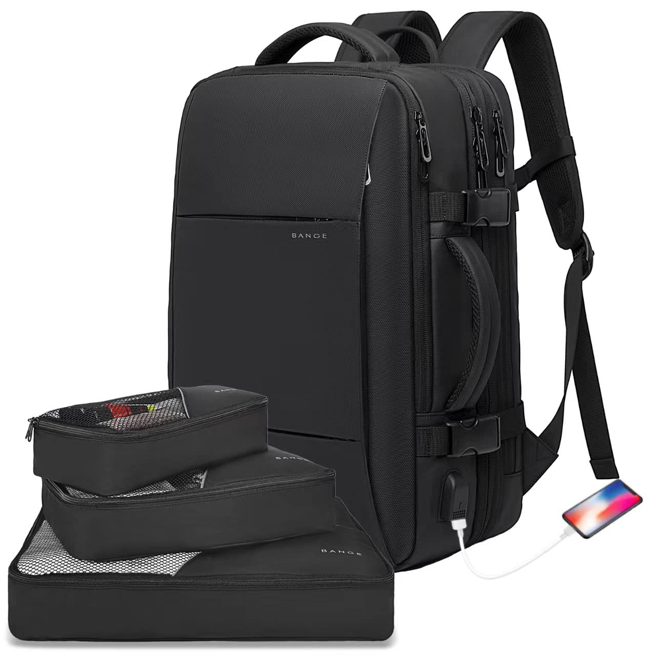 Foto 1 | Mochila De Mano Bange Blake De 45 L Para Viajes De Negocios De 17.3 Pulgadas - Venta Internacional.