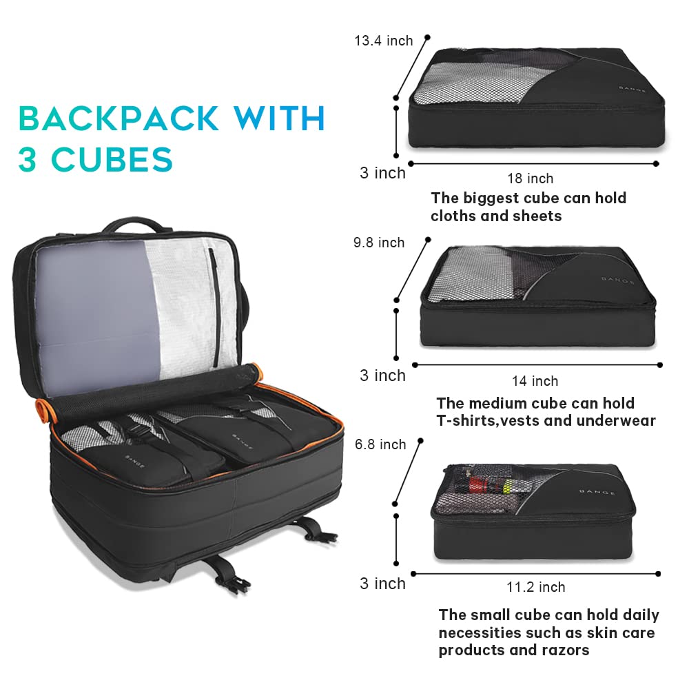 Foto 3 pulgar | Mochila De Mano Bange Blake De 45 L Para Viajes De Negocios De 17.3 Pulgadas - Venta Internacional.
