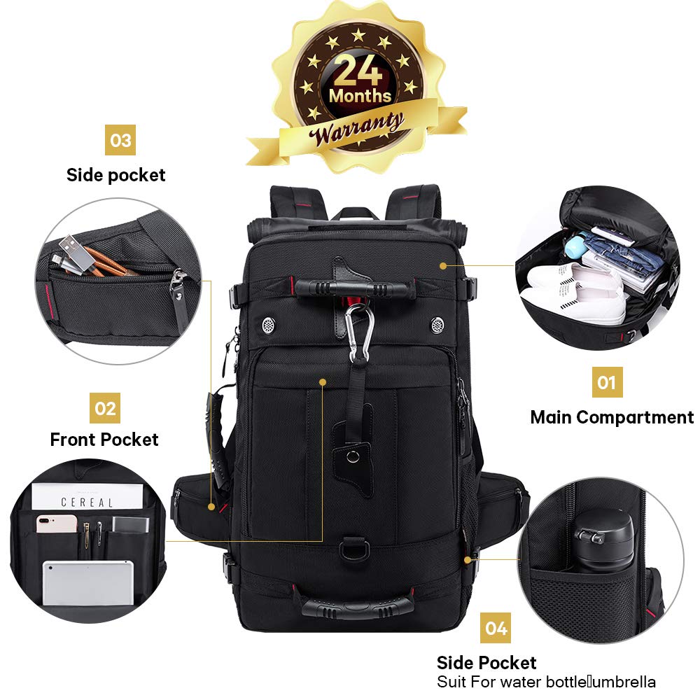 Foto 3 pulgar | Mochila Kaka Travel Convertible De 40 Litros Para Portátil De 17,3 Pulgadas - Venta Internacional.
