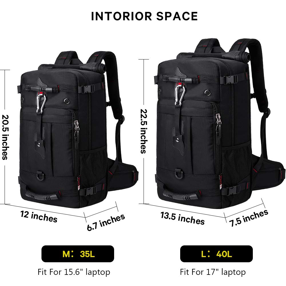 Foto 5 pulgar | Mochila Kaka Travel Convertible De 40 Litros Para Portátil De 17,3 Pulgadas - Venta Internacional.