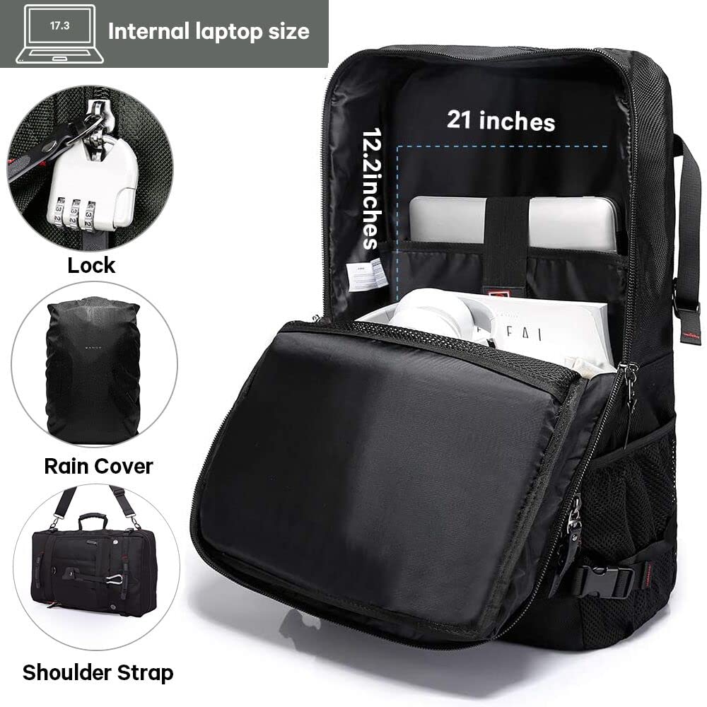 Foto 6 pulgar | Mochila Kaka Travel Convertible De 40 Litros Para Portátil De 17,3 Pulgadas - Venta Internacional.