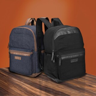 Foto 2 | Mochila Wrangler Powell Resistente Al Agua Con Funda Para Portátil - Venta Internacional.