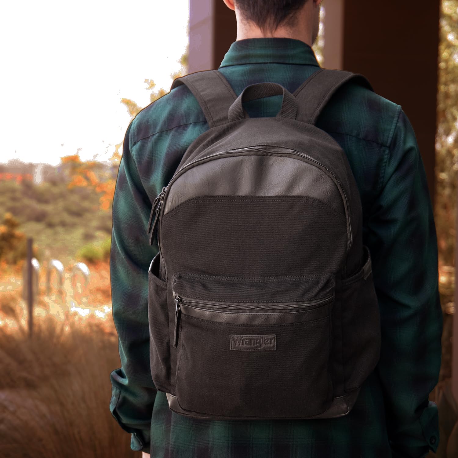 Foto 6 pulgar | Mochila Wrangler Powell Resistente Al Agua Con Funda Para Portátil - Venta Internacional.