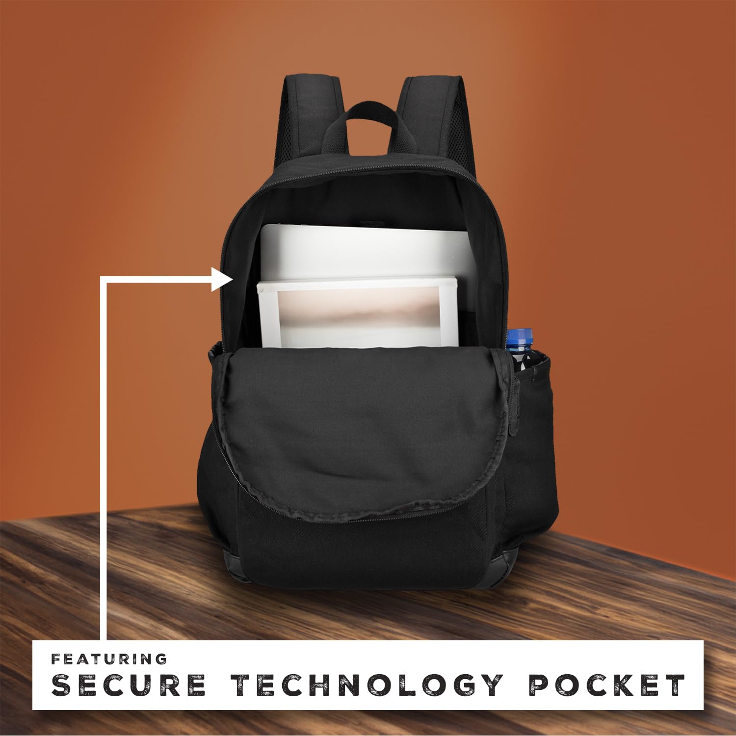 Foto 7 pulgar | Mochila Wrangler Powell Resistente Al Agua Con Funda Para Portátil - Venta Internacional.