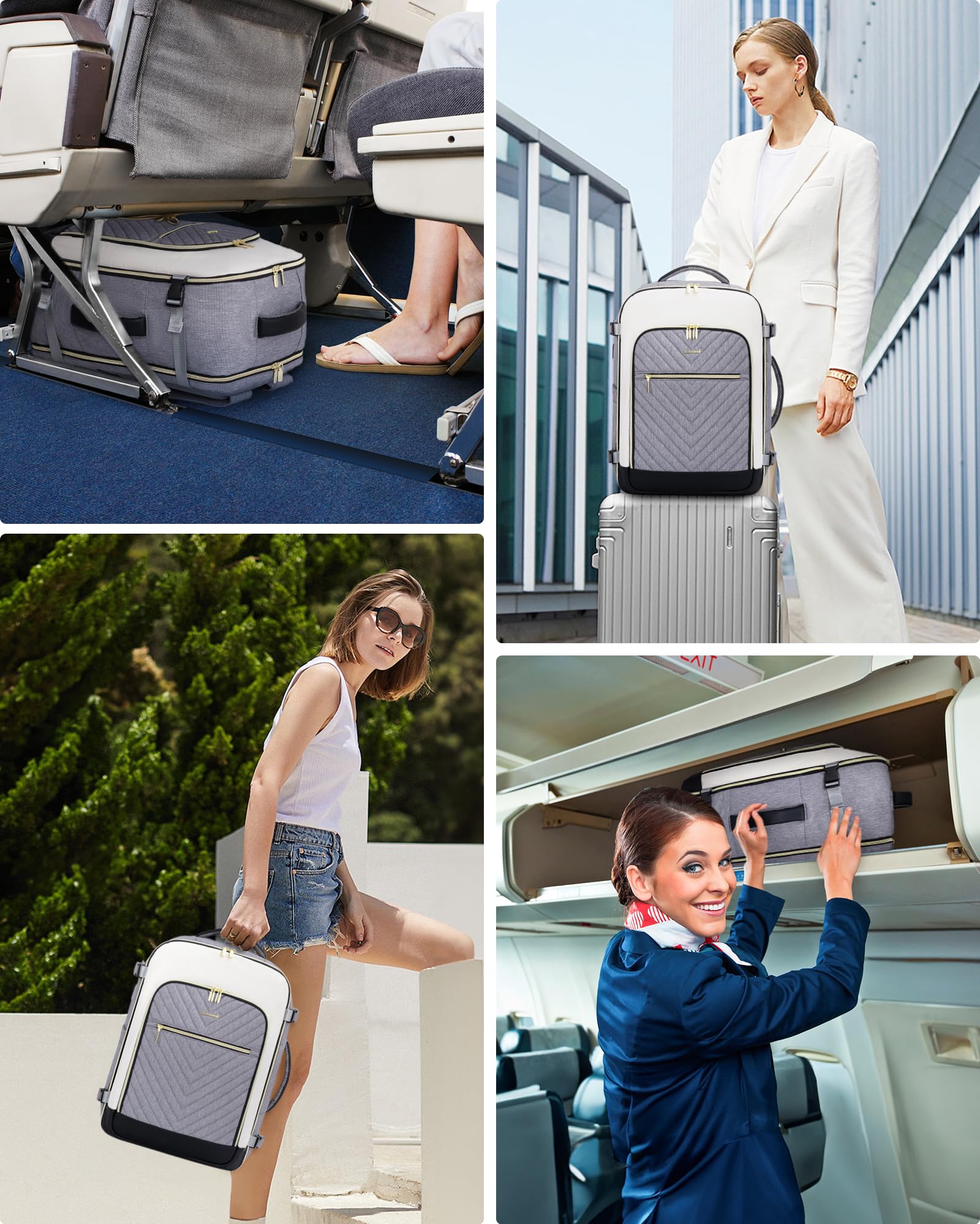 Foto 6 | Mochila Lovevook Large Travel De 40 Litros Para Mujer Con Portátil De 17 Pulgadas - Venta Internacional.