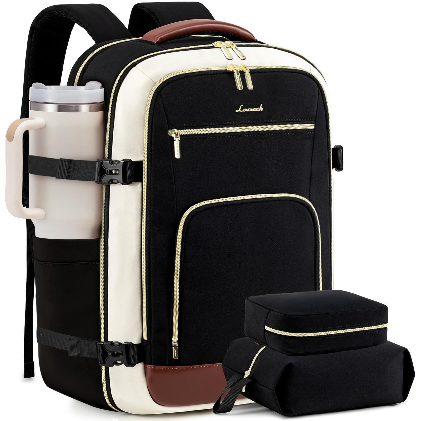 Mochila De Viaje Lovevook Carry On De 40 Litros Para Mujer Con Portátil De 17 Pulgadas - Venta Internacional.