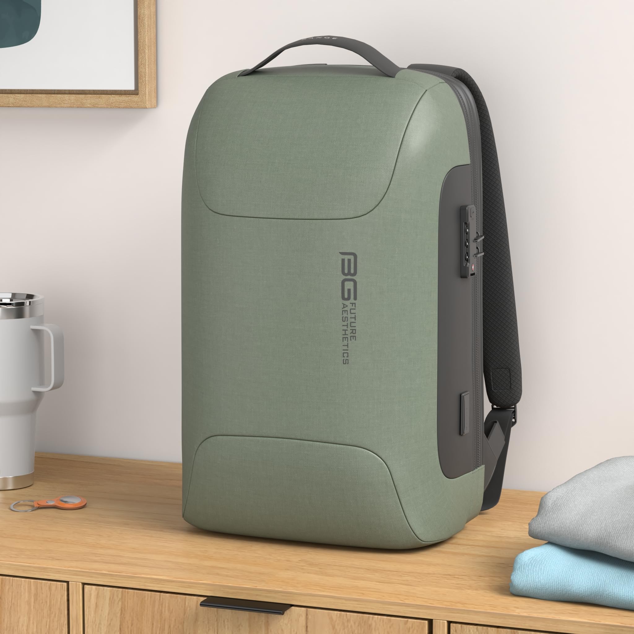 Foto 3 pulgar | Mochila Para Portátil Bange Slim De 15.6 Pulgadas Con Cerradura Y Puerto Usb - Venta Internacional.