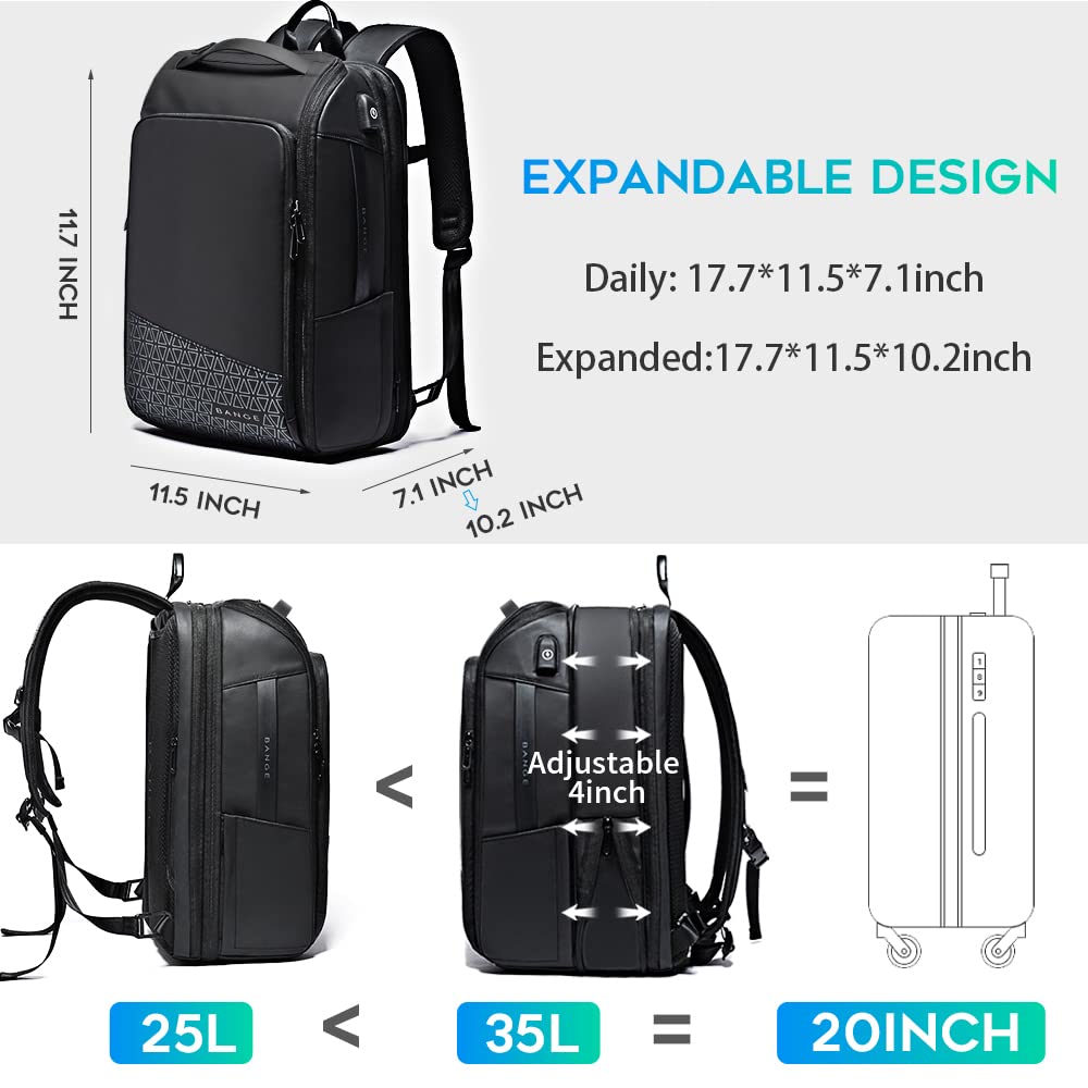 Foto 3 pulgar | Mochila De Viaje Bange Weekender Carry On Impermeable 35 L - Venta Internacional.