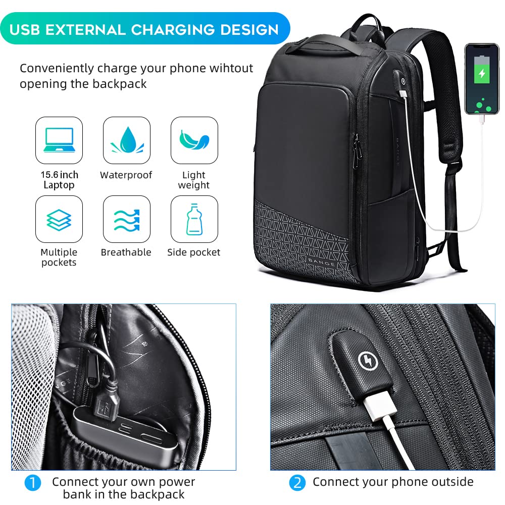 Foto 5 pulgar | Mochila De Viaje Bange Weekender Carry On Impermeable 35 L - Venta Internacional.