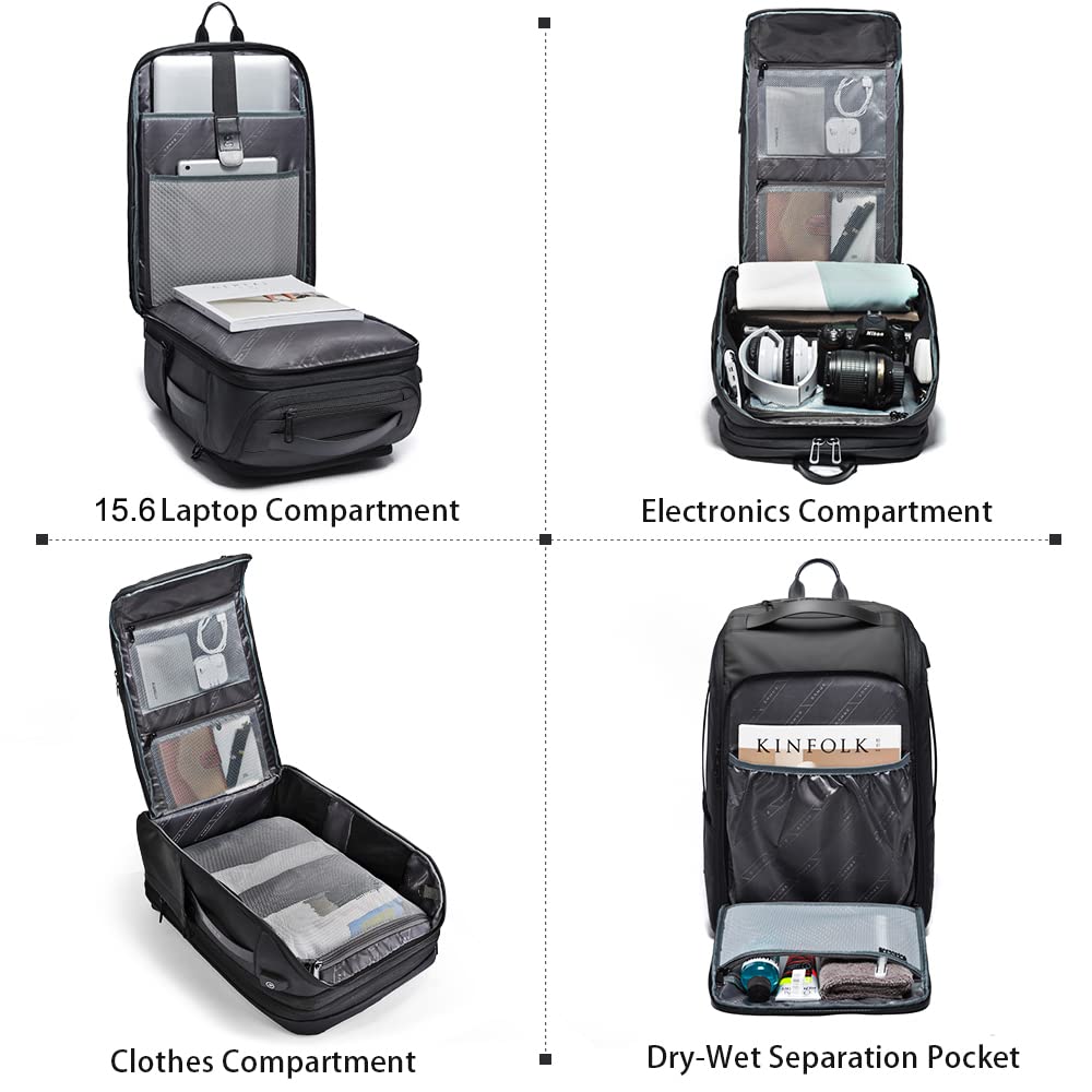 Foto 6 pulgar | Mochila De Viaje Bange Weekender Carry On Impermeable 35 L - Venta Internacional.