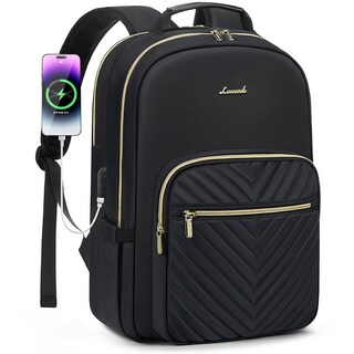 Foto 1 | Mochila Para Portátil Lovevook Para Mujer, 15.6 Pulgadas, Impermeable, Negra - Venta Internacional.