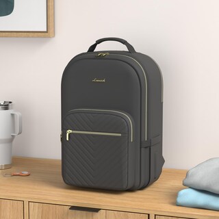 Foto 2 | Mochila Para Portátil Lovevook Para Mujer, 15.6 Pulgadas, Impermeable, Negra - Venta Internacional.