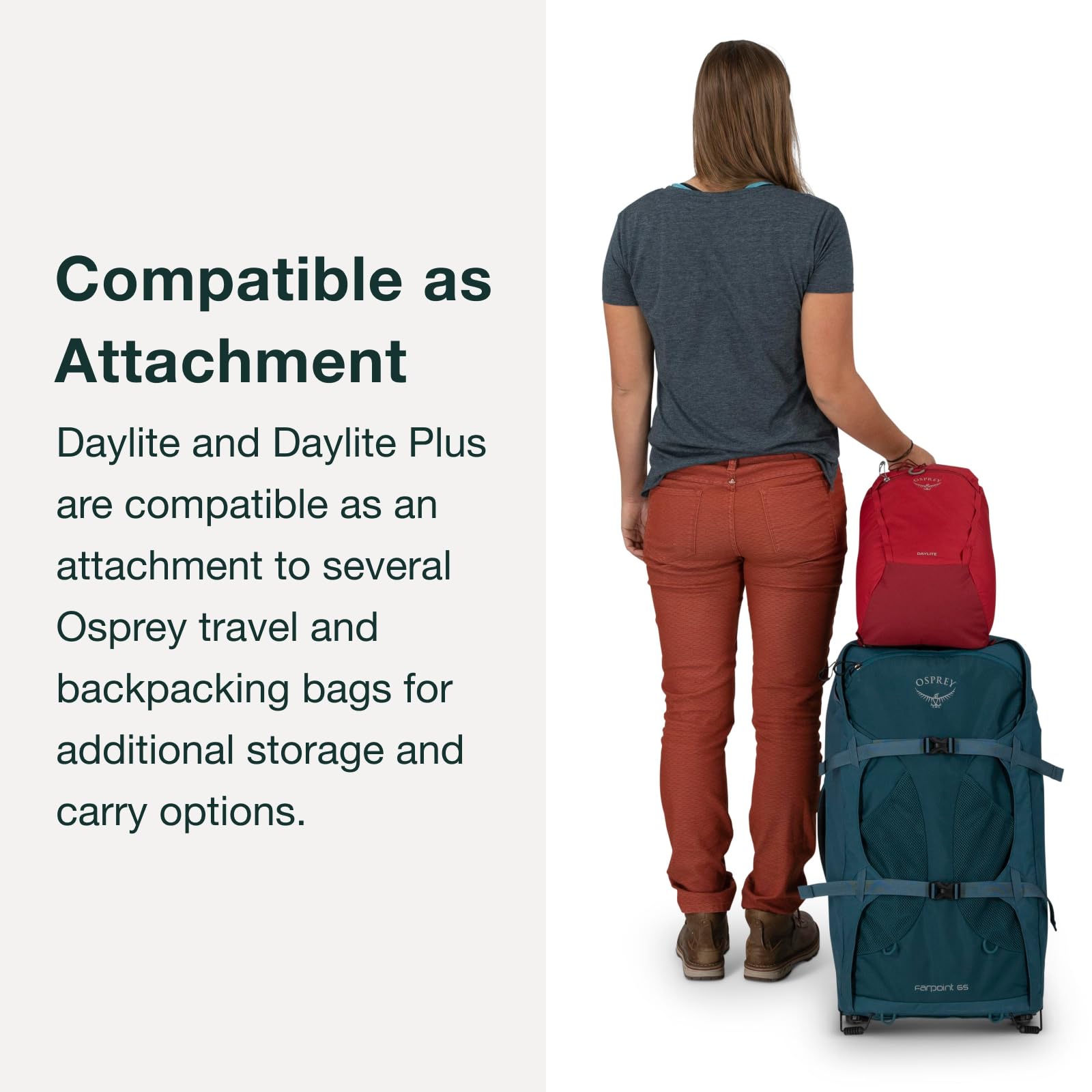 Foto 6 pulgar | Mochila Osprey Daylite Plus Commuter Soundwave Gris/latte - Venta Internacional.