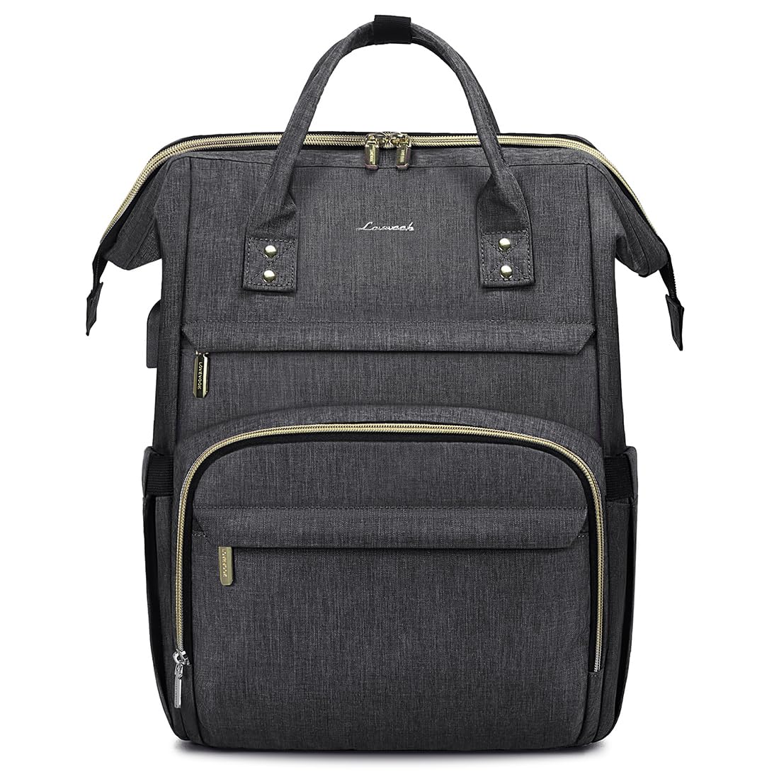 Mochila Para Portátil Lovevook Para Mujer, 15.6 Pulgadas, Impermeable, Gris Oscuro - Venta Internacional.