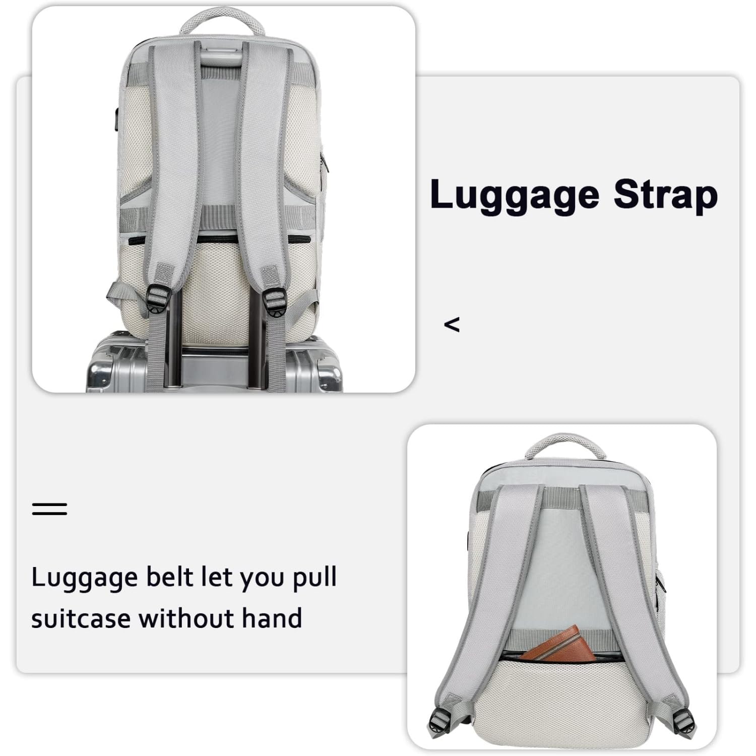 Foto 7 pulgar | Mochila De Viaje Para Portátil Matein De 17 Pulgadas Y 40 L, Resistente Al Agua - Venta Internacional.