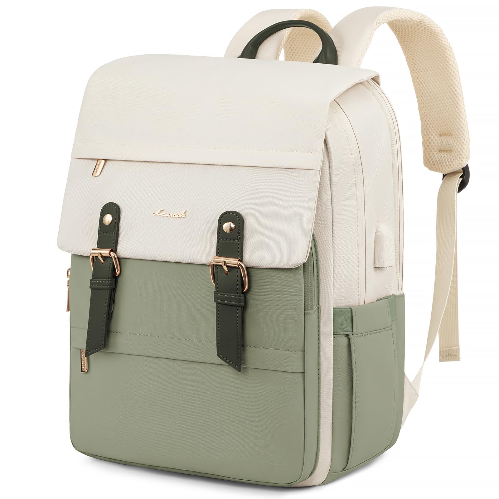 Mochila Lovevook Para Portátil De Viaje De 15.6 Pulgadas Con 20 Bolsillos Para Mujer - Venta Internacional.