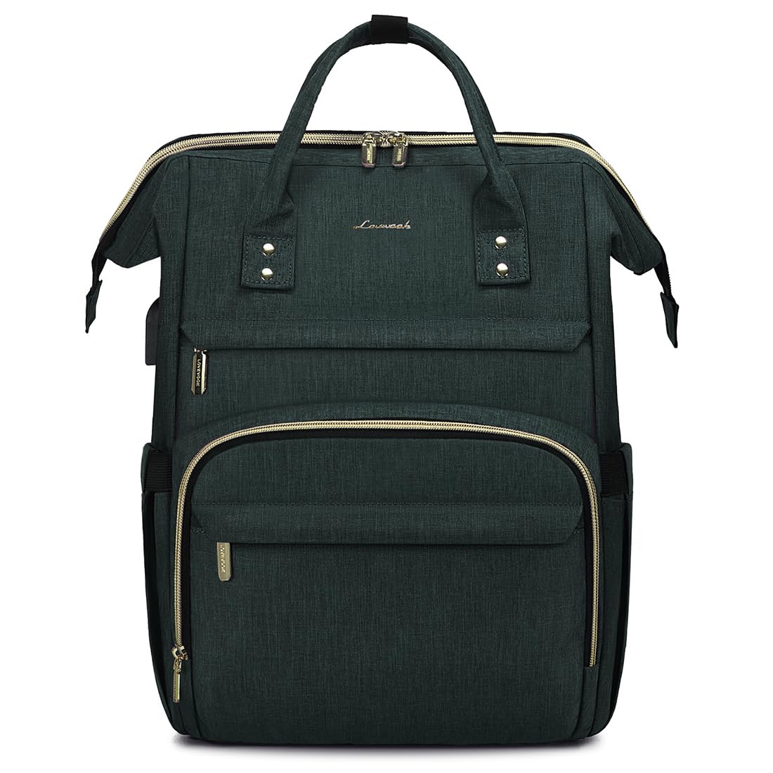 Mochila Para Portátil Lovevook Para Mujer, 17 Pulgadas, Impermeable, Verde Oscuro - Venta Internacional.