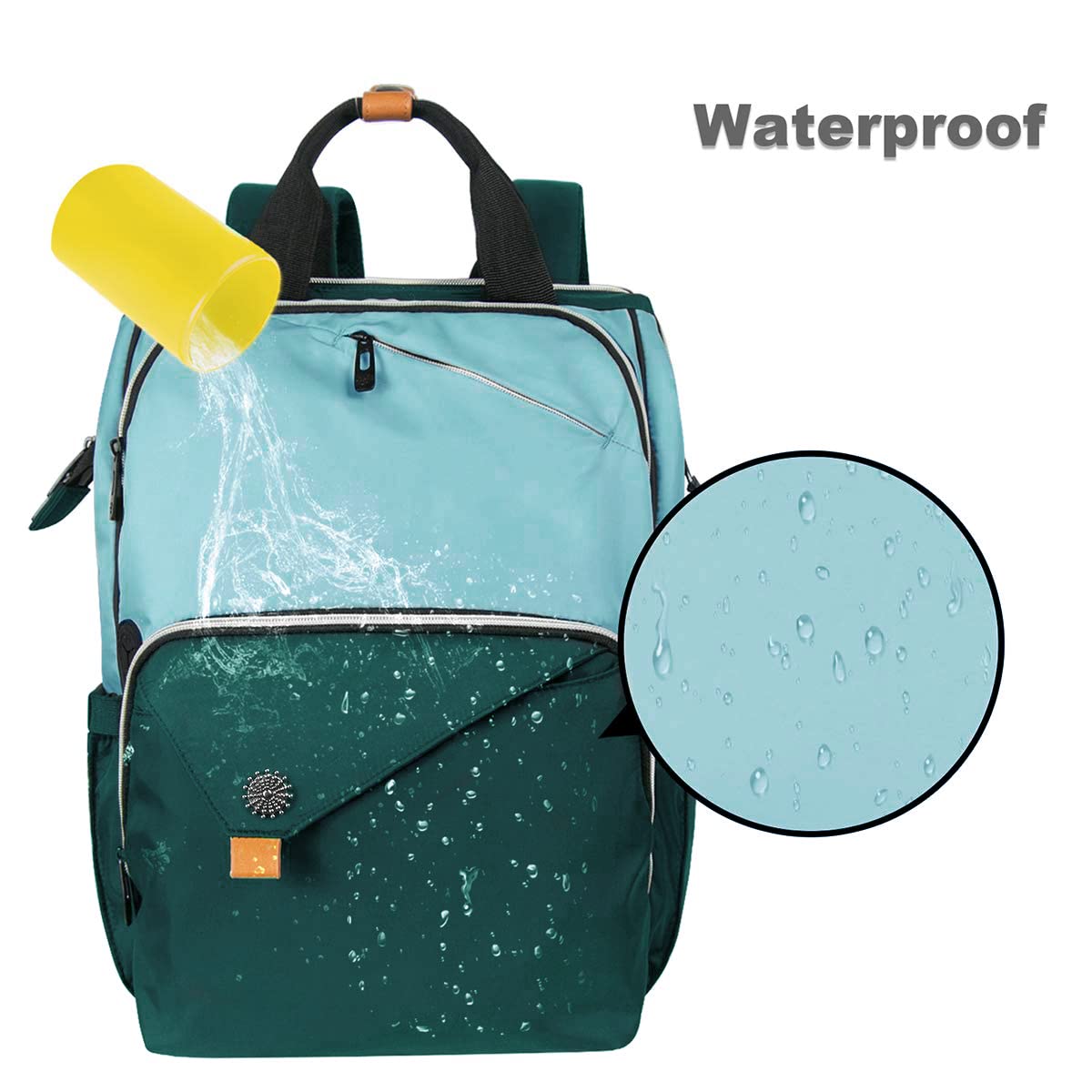 Foto 8 pulgar | Mochila Para Portátil Hap Tim Para Mujer, Para Viajes, Trabajo Y Enfermera, Color Verde - Venta Internacional.
