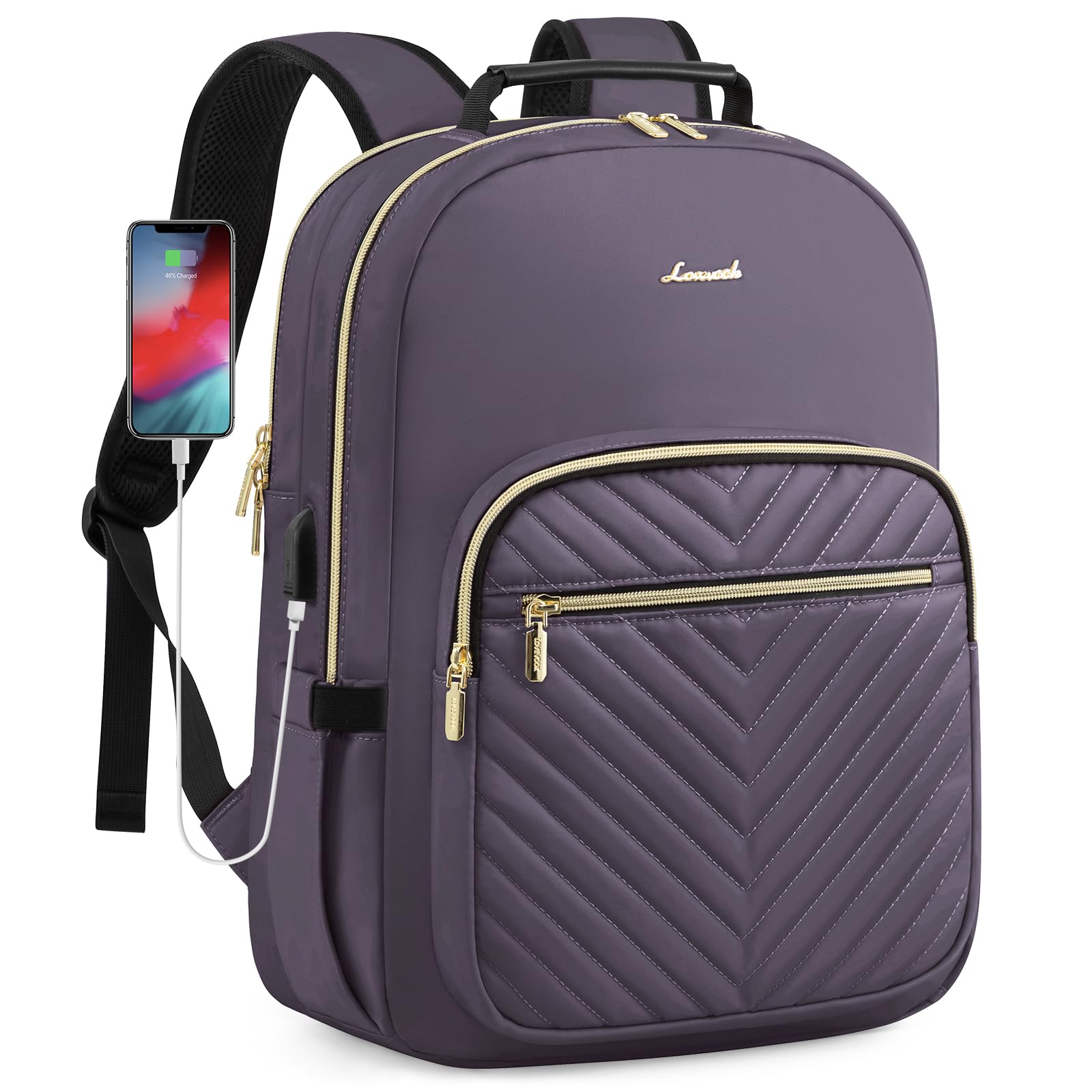 Mochila Lovevook Para Mujer, Portátil De Viaje De 15.6 Pulgadas Con Puerto Usb - Venta Internacional.