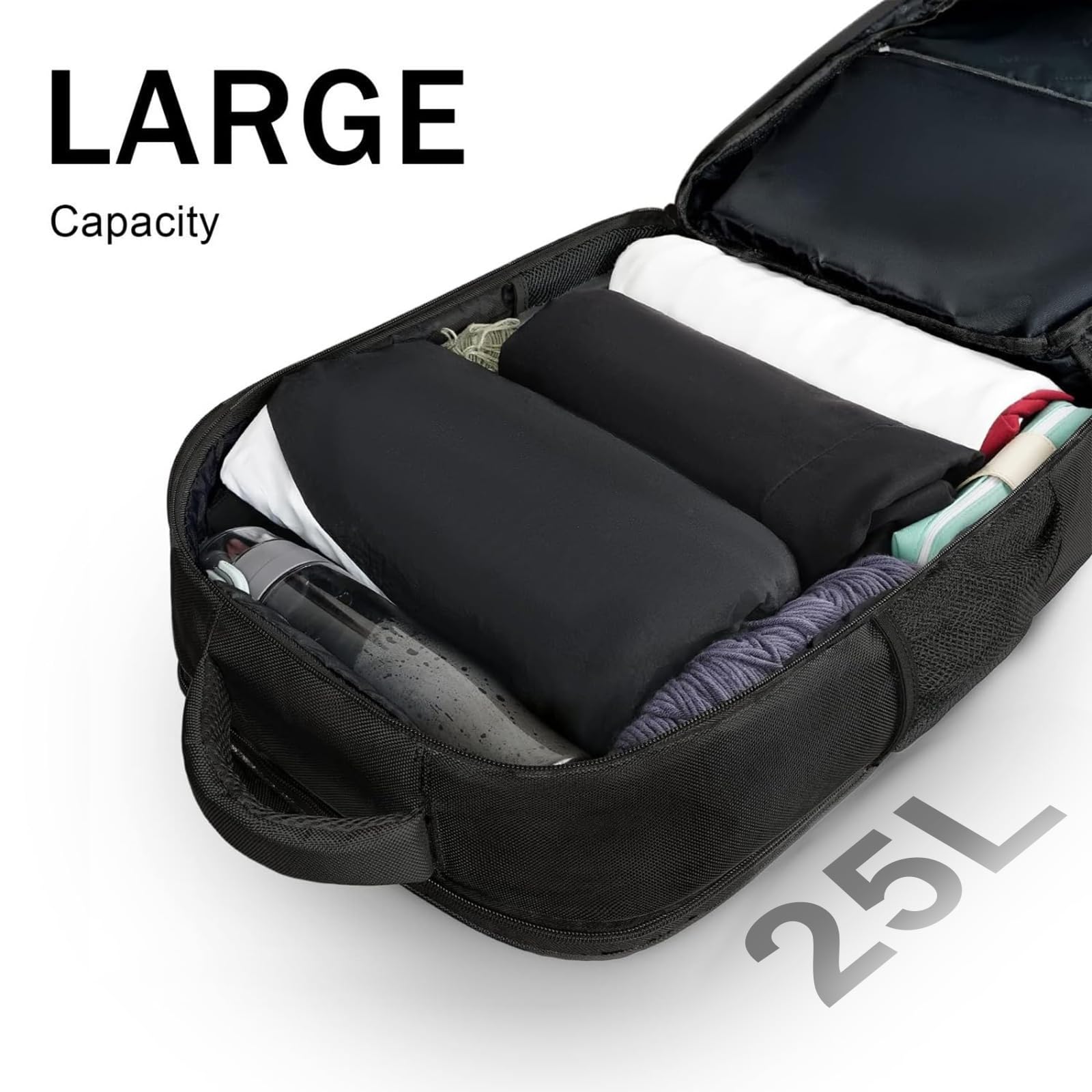 Foto 4 pulgar | Mochila De Viaje Para Portátil Matein De 15.6 Pulgadas Con Puerto Usb Negra - Venta Internacional.