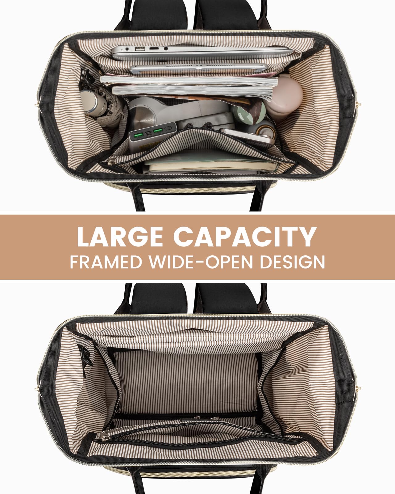 Foto 4 pulgar | Mochila Para Portátil Lovevook Fashion Para Mujer 15.6 Pulgadas, Gris Y Negro - Venta Internacional.