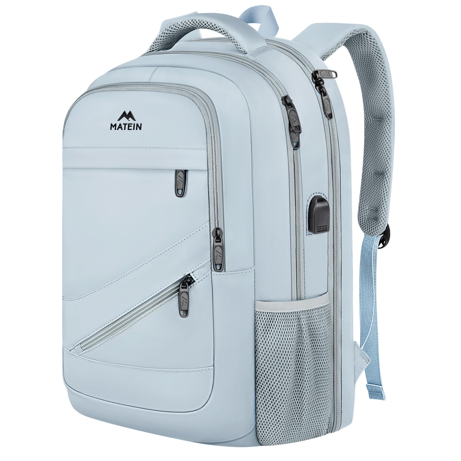 Foto 2 pulgar | Mochila Para Portátil Matein Para Mujer De 17 Pulgadas Con Puerto De Carga Usb - Venta Internacional.