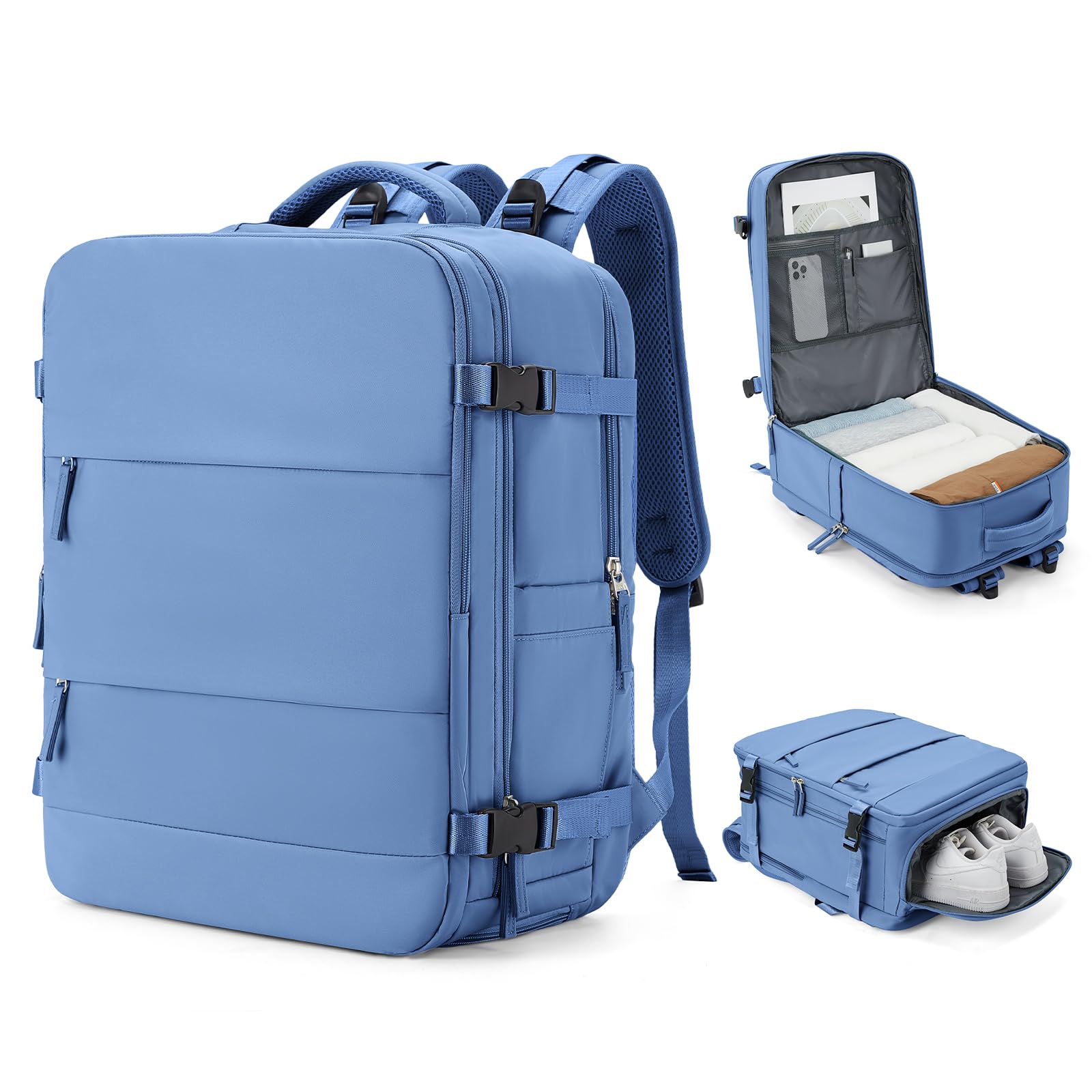 Mochila De Viaje Coowoz Grande Impermeable Para Mujeres Y Hombres - Venta Internacional.