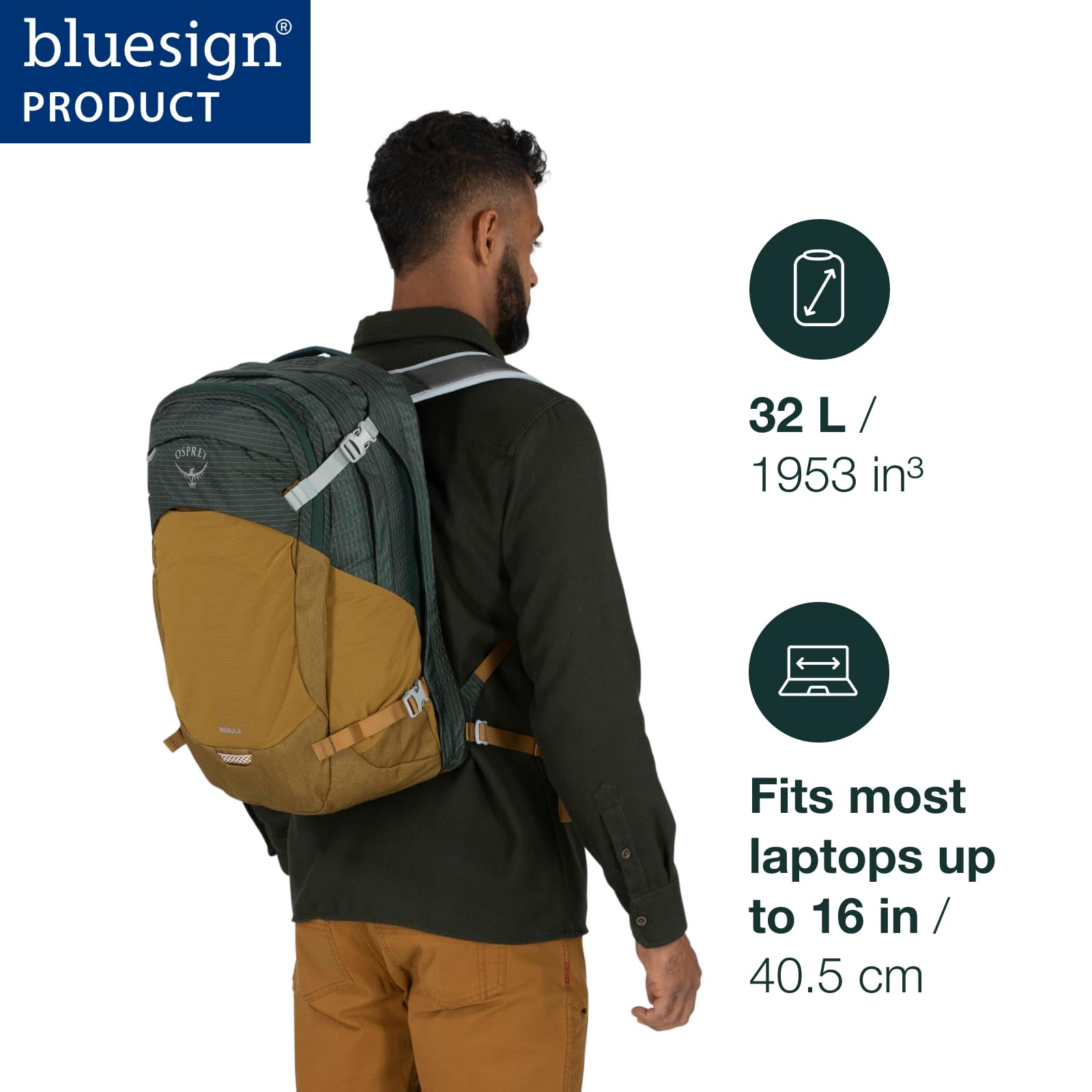 Foto 3 pulgar | Mochila Osprey Nebula Commuter Pashmina/tan Concrete - Venta Internacional.