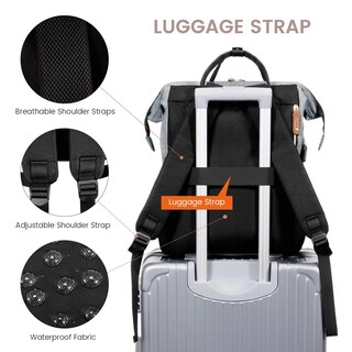 Foto 4 | Mochila Para Portátil Lovevook Para Mujer 15.6 Pulgadas A Prueba De Agua - Venta Internacional.