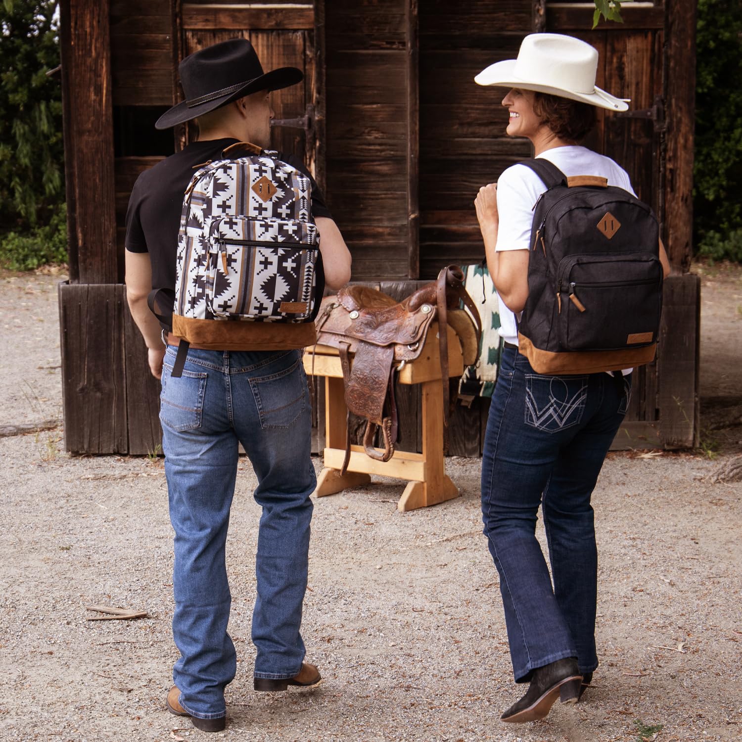 Foto 4 | Mochila Wrangler Yellowstone Robusta Y Resistente Al Agua, Unisex - Venta Internacional.