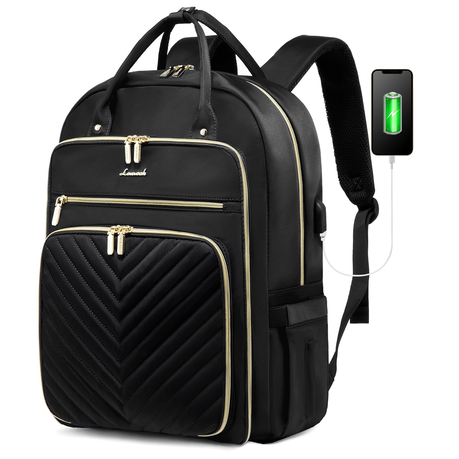 Mochila Para Portátil Lovevook Para Mujer, Profesora, 15.6 Pulgadas, Impermeable - Venta Internacional.