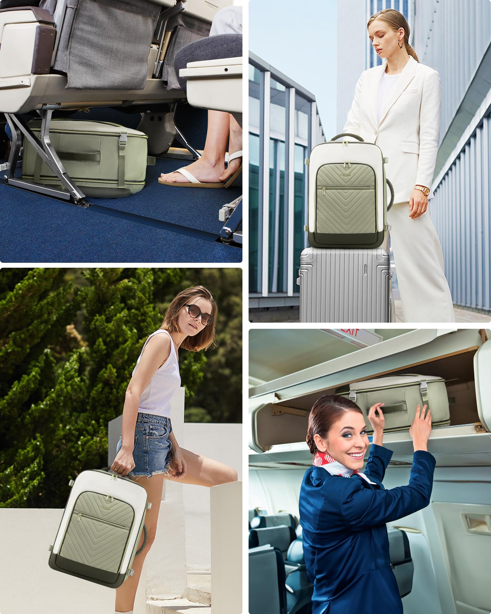 Foto 6 | Mochila Lovevook Large Travel De 40 Litros Para Mujer Con Portátil De 17 Pulgadas - Venta Internacional.