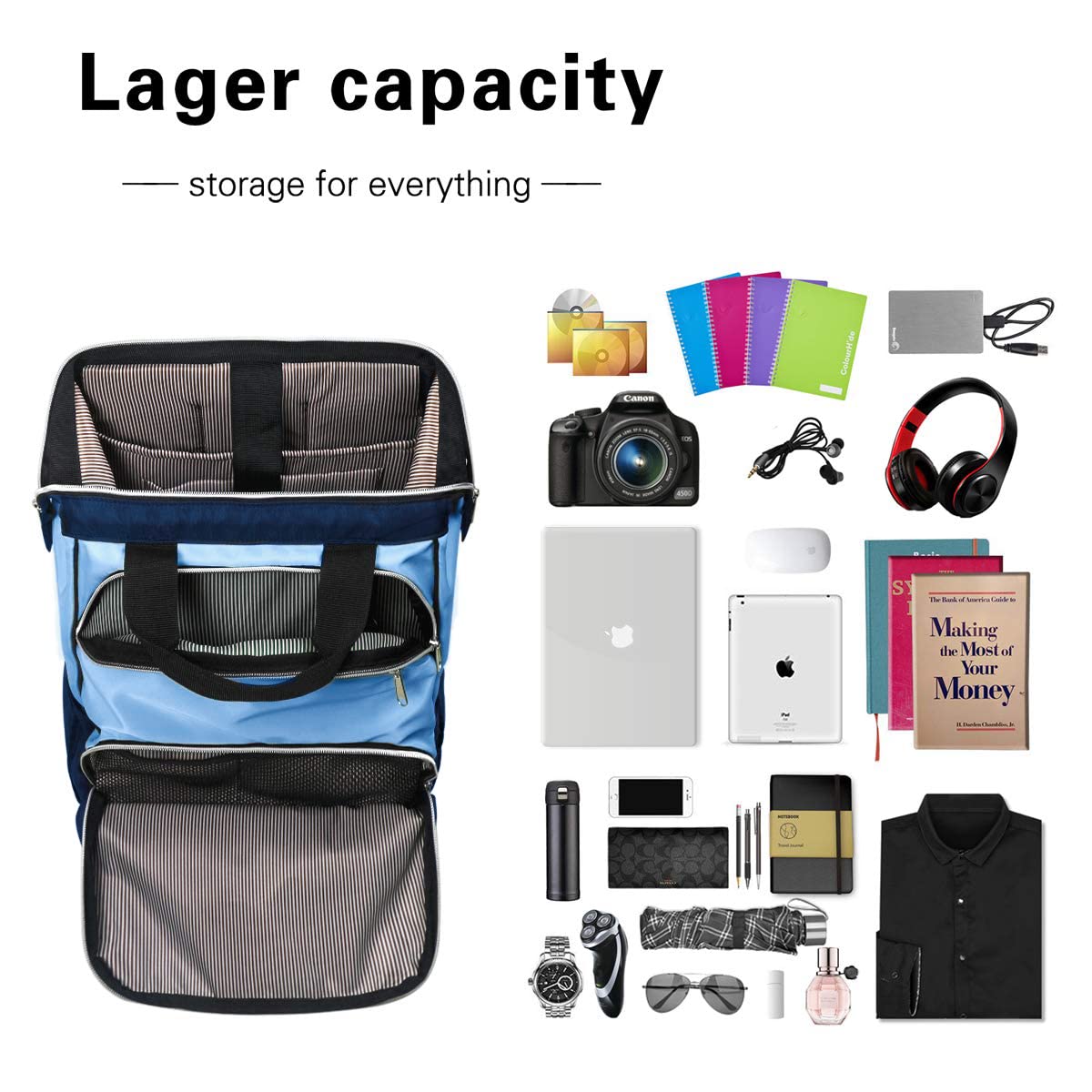 Foto 4 pulgar | Mochila Para Portátil Hap Tim 7651-bl Para Hombre Y Mujer De 15,6 Pulgadas - Venta Internacional.