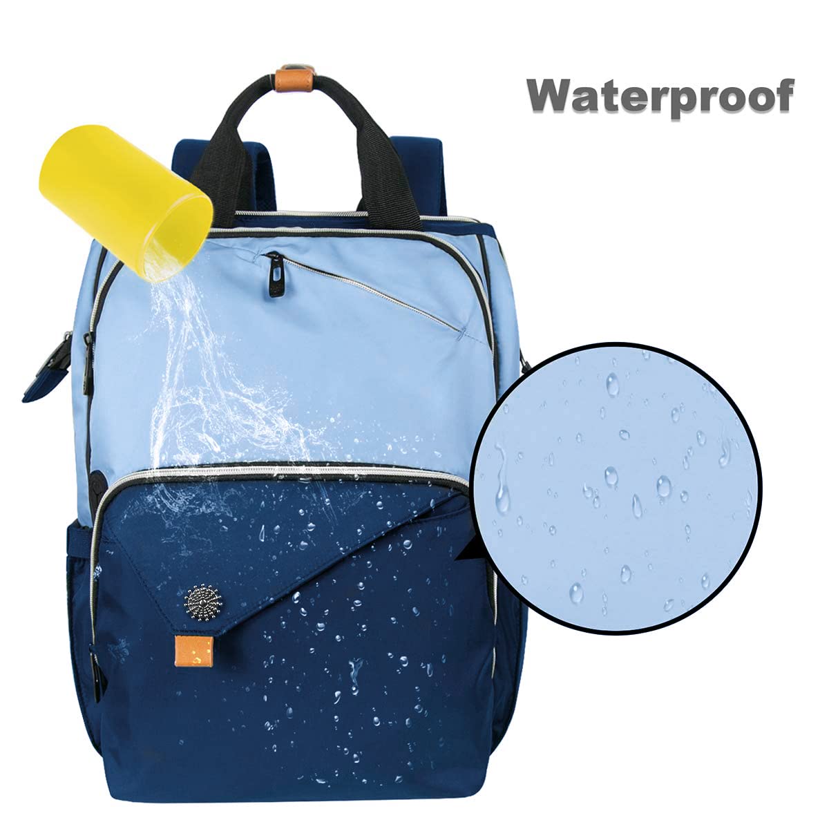 Foto 5 | Mochila Para Portátil Hap Tim 7651-bl Para Hombre Y Mujer De 15,6 Pulgadas - Venta Internacional.