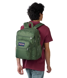 Foto 6 | Mochila Para Portátil Jansport Big Con 2 Compartimentos Y Manga De 15 Pulgadas, Color Verde - Venta Internacional.