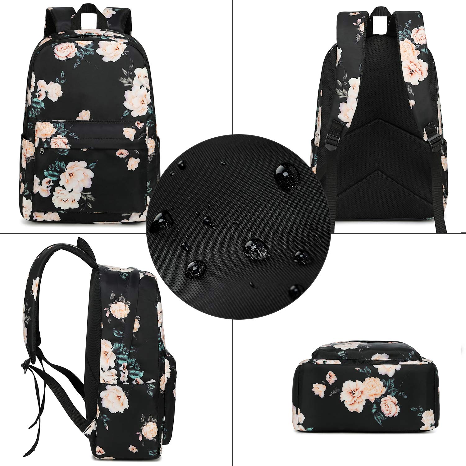 Foto 5 pulgar | Mochila Bluboon School Teen Girls Para Portátil De 15 Pulgadas Con Bolsa De Almuerzo - Venta Internacional.