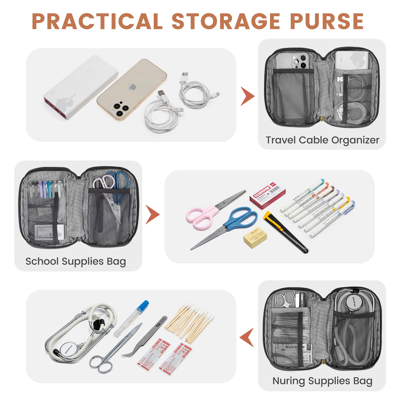 Foto 6 pulgar | Mochila Para Portátil Lovevook Para Mujer, Trabajo Y Viajes De 17 Pulgadas, Negra - Venta Internacional.