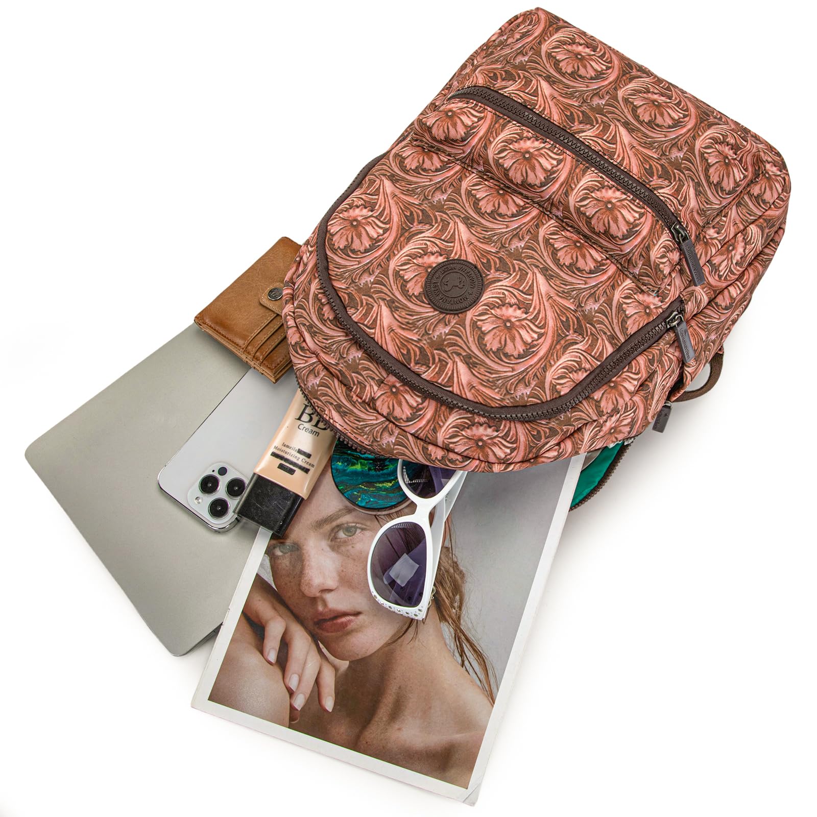 Foto 5 pulgar | Mochila Montana West Western Travel Impermeable Para Mujer - Venta Internacional.