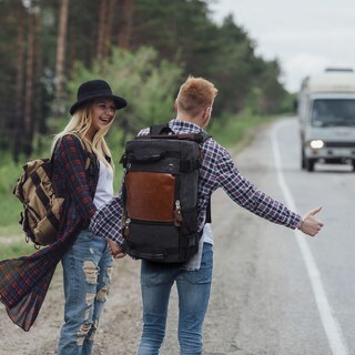 Foto 6 | Mochila Kaka Para Hombre, Bolsa De Viaje Carry On Weekender Negra 15.6 Pulgadas - Venta Internacional.