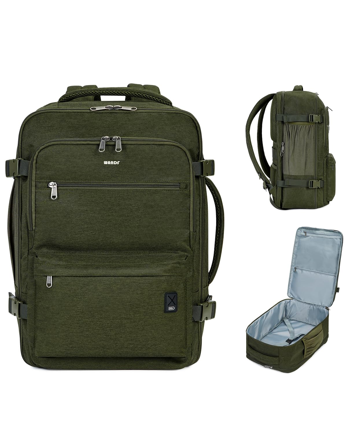 Mochila Wandf Travel De 32 Litros Para Spirit Airlines Con Bolsillo Húmedo - Venta Internacional.