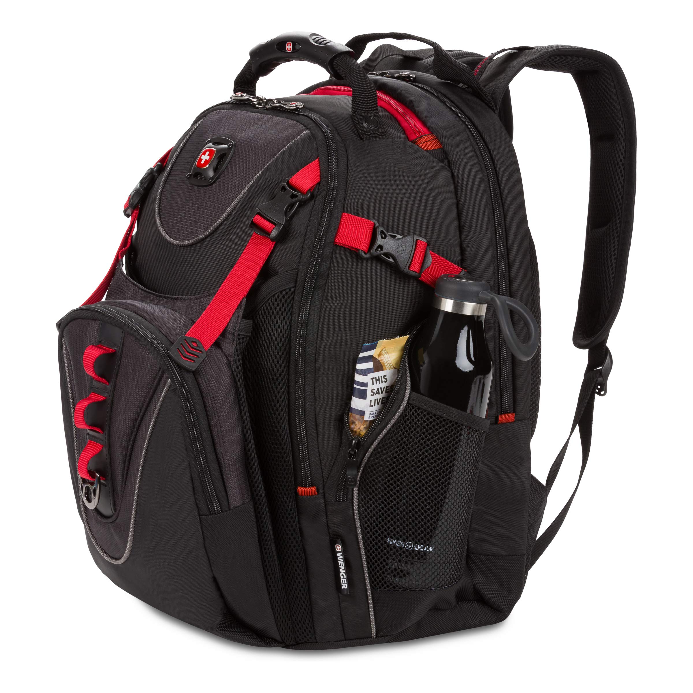 Foto 8 pulgar | Mochila Wenger Maxxum para Portátil 16'' Negra - Venta Internacional
