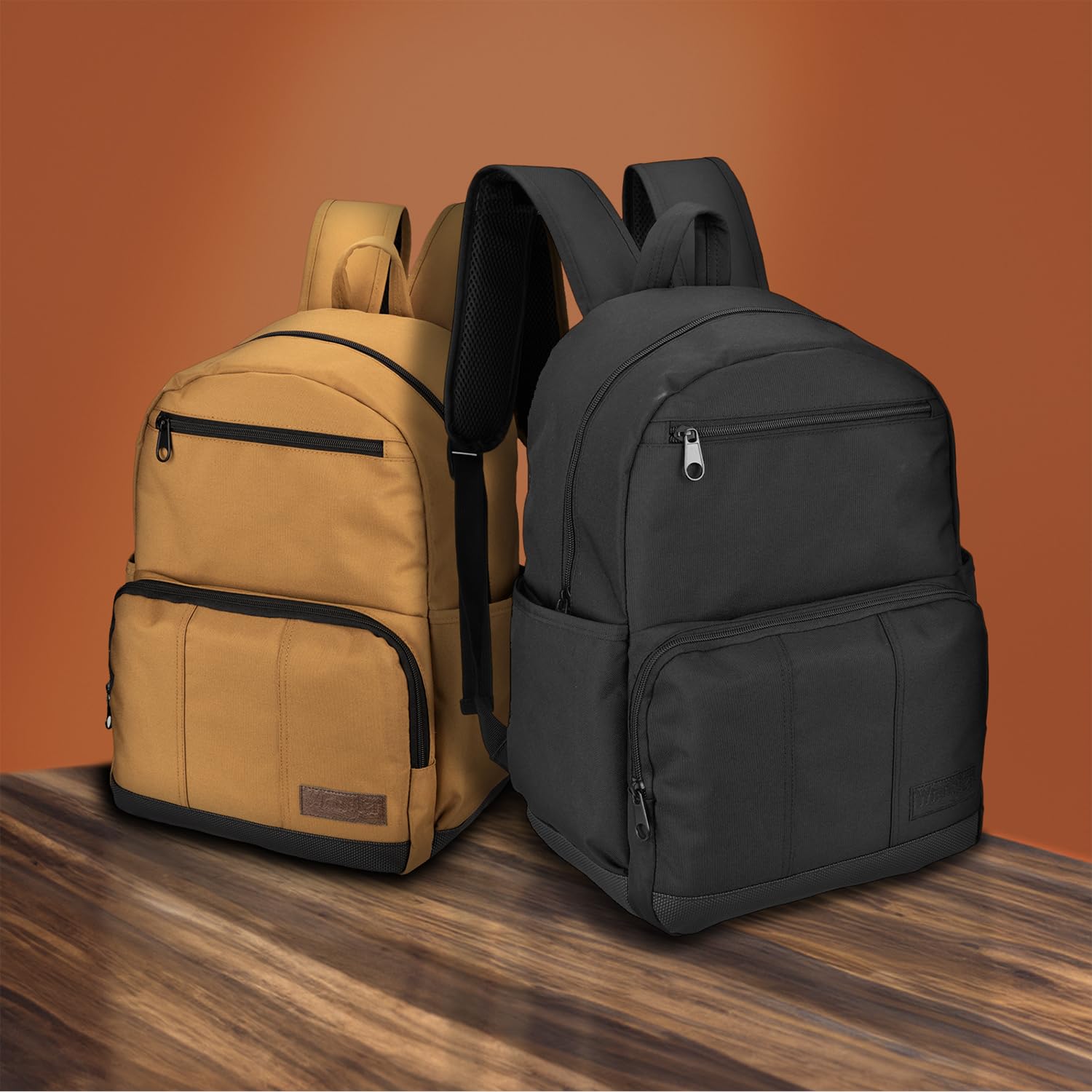 Foto 3 pulgar | Mochila Wrangler Industry Classic Logo Negra Resistente al Agua - Venta Internacional